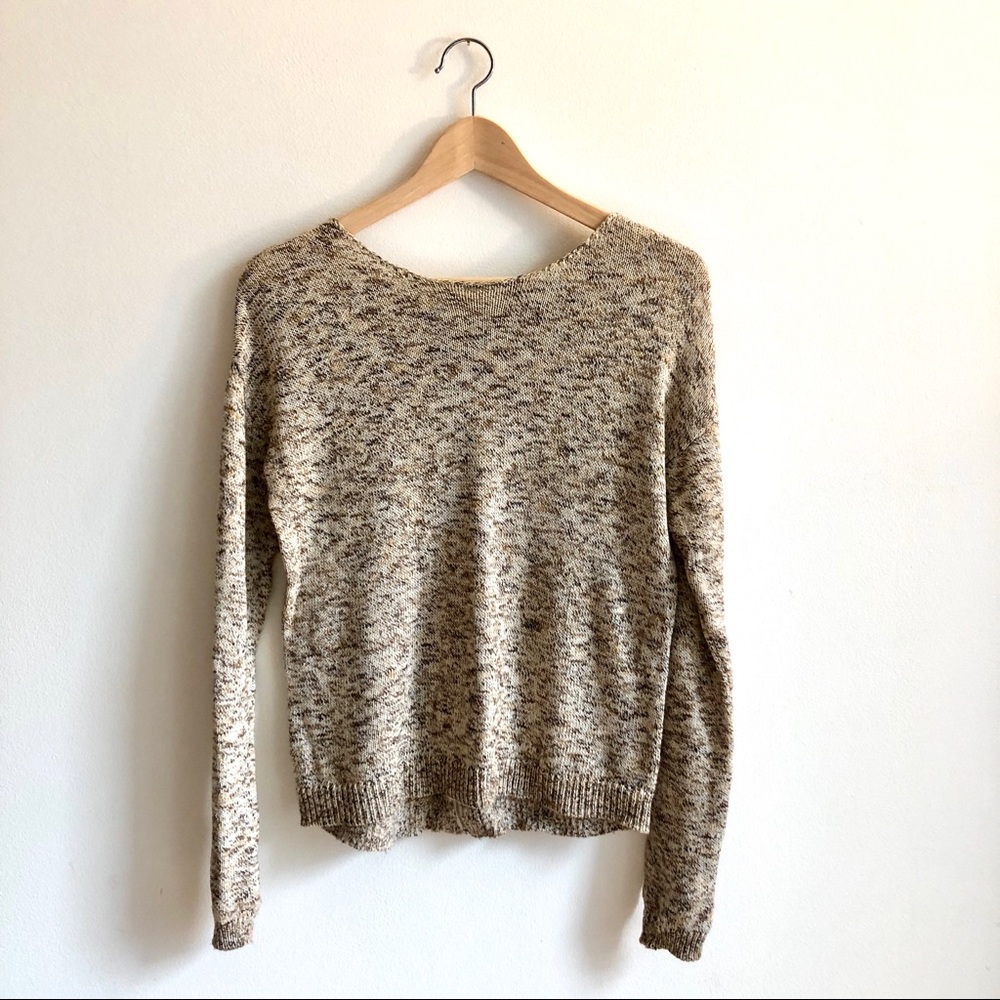 Open Back Sweater